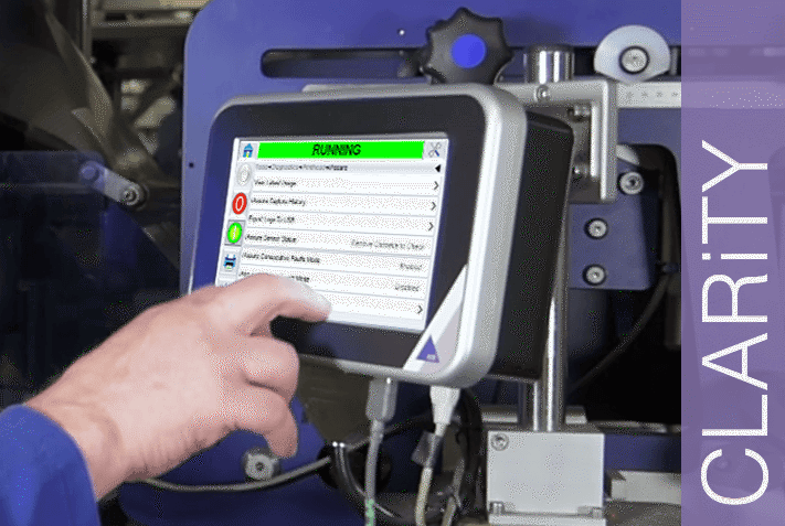 CLARiTY Easy to operate screen factory coding