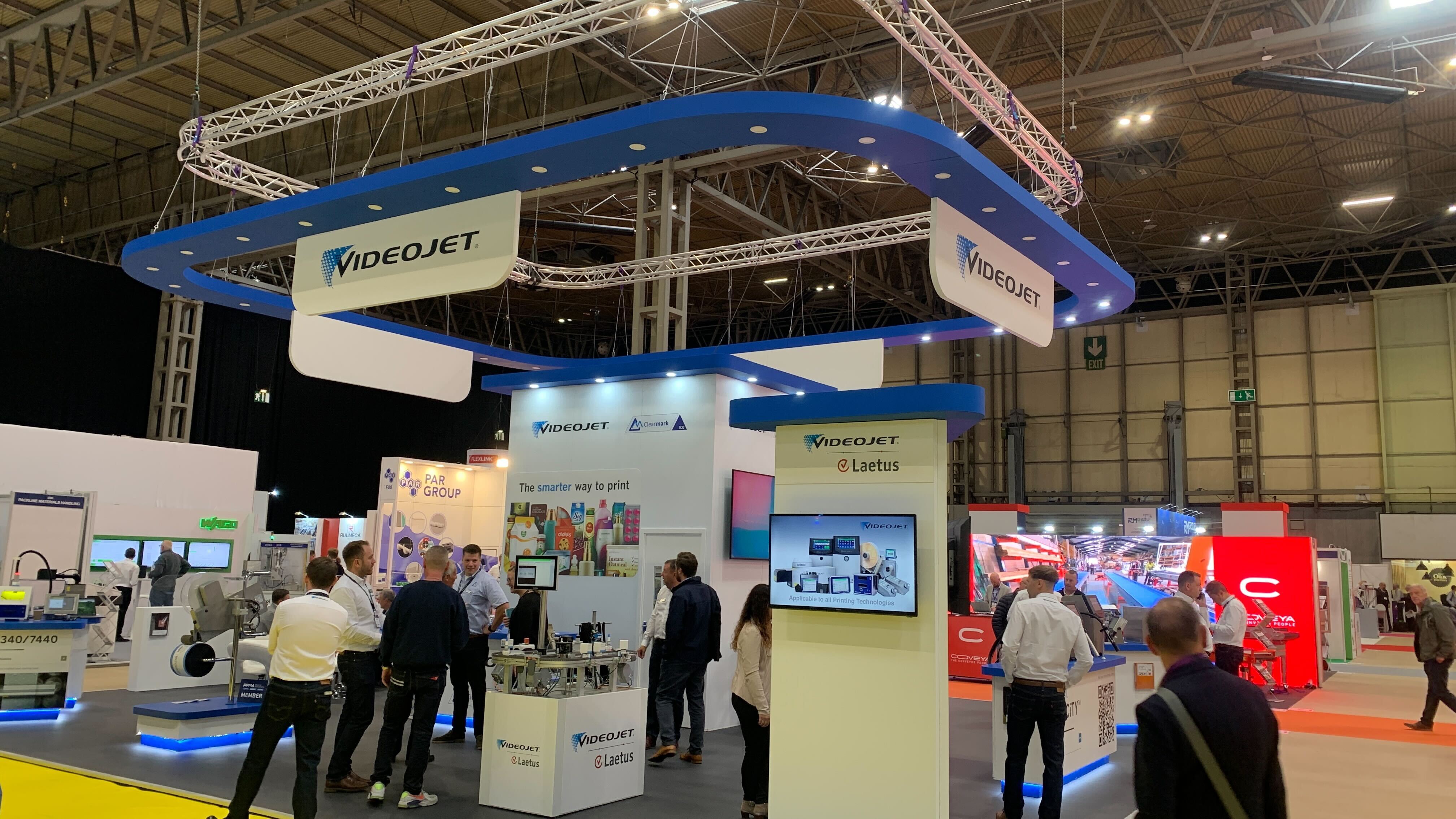 Videojet Stand at PPMA Total Show 2022