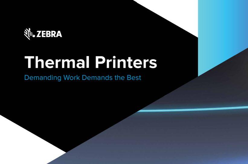 Zebra Thermal Printer Brochure Cropped
