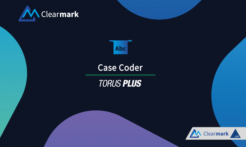 Case coder large character mark codes